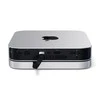 Satechi Aliuminio do Mac Mini USB-C (USB-C, 3x USB-A, czytnik kart micro/SD, lizdo prievadas) (sidabrinė)