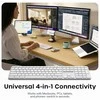 Belaidė klaviatūra QWERTY Satechi Slim EX3 Mac / PC ST-KEX3S-EN sidabrinis