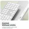 Belaidė klaviatūra QWERTY Satechi Slim EX3 Mac / PC ST-KEX3S-EN sidabrinis