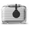 Satechi 70ea „FindAll“ bagažo etiketė – veganiškos odos bagažo etiketė su vietos nustatymo funkcija, suderinama su „Apple Find My“ (juoda)