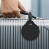 Satechi 70ea „FindAll“ bagažo etiketė – veganiškos odos bagažo etiketė su vietos nustatymo funkcija, suderinama su „Apple Find My“ (juoda)