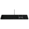 su laidu klaviatūra USB A/USB C QWERTY Dual (Mac/Windows) Satechi Slim LX3 su laidu space juodas