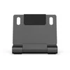 USB ŠAKOTUVAS „Satechi OntheGo Foldable Stand Hub“ – sulankstomas stovas ir šakotuvas mobiliesiems įrenginiams (USB-C 100W PD, USB-C 10 Gbps, USB-A 10 Gbps, micro/SD kortelių skaitytuvas 312 MB/s, 3,5 mm lizdas, 4K HDMI) (juodas)