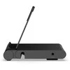 USB ŠAKOTUVAS „Satechi OntheGo Foldable Stand Hub“ – sulankstomas stovas ir šakotuvas mobiliesiems įrenginiams (USB-C 100W PD, USB-C 10 Gbps, USB-A 10 Gbps, micro/SD kortelių skaitytuvas 312 MB/s, 3,5 mm lizdas, 4K HDMI) (juodas)