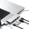 „Satechi Pro Hub mini USB-C“ skirta „MacBook“ (2 x USB-C, 2 x USB-A, Ethernet, lizdo prievadas) („Pro&amp;Air&amp;Max“) (sidabrinė)