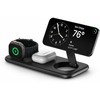 SATECHI Qi2 Trio Wireless Charging Pad - su A,C,G tipo kištukais