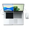 Pelė Satechi Satechi Slim LX Pelė su laidu - pelė optinė USB-A/USB-C (sidabrinis)