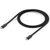 Satechi - kabelis thunderbolt 5 USB-C - USB-C 1m (juodas)