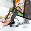 Satechi - kabelis thunderbolt 5 USB-C - USB-C 1m (juodas)