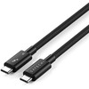 Satechi - kabelis thunderbolt 5 USB-C - USB-C 1m (juodas)