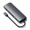 Adapteris USB Satechi SATECHI USB-C hibridinis kelių prievadų adapteris su SSD korpusu Juodas | MacBook M1 M2