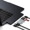 Adapteris ŠAKA 7in1 2 x USB C Satechi Pro HUB Slim ST-HUCPHSD MacBook vidurnakčio spalvos