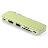 „Satechi“ USB-C Snap Hub, skirtas „MacBook Neo“ – citrusinis