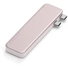 „Satechi USB-C Snap Hub“, skirtas „MacBook Neo“ – rausvas