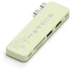 „Satechi“ USB-C Snap Hub, skirtas „MacBook Neo“ – citrusinis