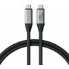 „Satechi USB4 V2 Pro“ laidas – USB-C – USB-C laidas, PD 240W, 120/80 Gbps, 8K-120 Hz, 8K-60 Hz arba 4K-144 Hz, 1,2 m (erdvė pilka)