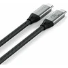 Satechi Kabelis USB USB-C - USB-C 1.2 m Juodai-sidabrinė (ST-YU4120K)