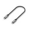 USB C laidas į USB C Satechi 100W 0,25 m ST-U4C25M erškėčiai pilka