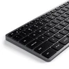 Wire klaviatūra USB C QWERTY Satechi Slim W3 su laidu ST-UCSW3M space pilka