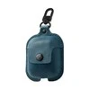 Twelve South AirSnap Premium Leather dėklas skirtas AirPods with integrated swivel clip - Mėlyna-žalias