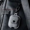 „Twelve South AirSnap“, skirta „AirPods“ (ruoželinis dūmas / tamsi pilka)