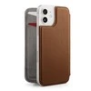 Dėklas Twelve South SurfacePad for iPhone 12 Mini ? Ultra-slim MagSafe leather wallet cover for iPhone 12 Mini - Plum Plum