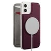 Dėklas Twelve South SurfacePad for iPhone 12 Mini ? Ultra-slim MagSafe leather wallet cover for iPhone 12 Mini - Plum Plum