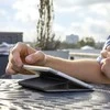 „Twelve South SurfacePad“, skirtas „iPad Mini 4“ – raudonas