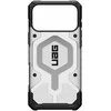 Dėklas „Urban Armor Gear“ „UAG Pathfinder Clear Magsafe“, „Ice“ / „Sidabrinis“ – „iPhone 17 Pro Max“