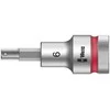 1/2" lizdas su šešiakampe šešiakampe galvute M6/60mm su laikymo funkcija 8740 C HF Zyklop Wera [05003822001]