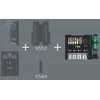 Grąžtas Galvučių su antgaliais rinkinys Wera Modular Imperial 1 WE05049001001; 21 vnt.