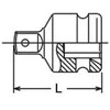 Smūginis adapteris 3/4-1/2" KOKEN