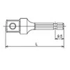 Adapteris KOKEN 135E-60B 1/4"-1/2"