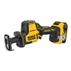 DeWalt DCS369 akumuliatorinis pjūklas šoniniu kampu