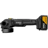 Kampinis šlifuoklis DeWalt DCG45MP2T; 18 V; 2x5,0 Ah akum.