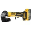 Akumulatorowa kampinis šlifuoklis 125mm, 2x3.5Ah, 18V XR, COMPACT, DEWALT [DCG404S2T-QW]