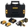 Akumulatorowa kampinis šlifuoklis 125mm, 2x3.5Ah, 18V XR, COMPACT, DEWALT [DCG404S2T-QW]