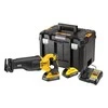 Akumuliatorinis tiesinis pjūklas DeWalt DCS386H2T-QW; 18 V; 2x5,0 Ah akum.