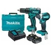 MAKITA KOMPLEKTAS COMBO 18V DLX2142S (DHP453, DTD152) 2×3,0Ah