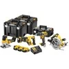 baterija Combo komplektas DCD791 + DCS335 + DCS570 + DCS367, 18V XR DeWalt [DCK480P3T-QW] 3x5.0Ah, Li-Ion, 3 dėklai TSyes