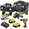 Įrankių rinkinys DeWalt DCK329P2T-QW (DCD796 + DCG405 + DCS335); 18 V; 2x5,0 Ah akum.