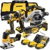 akumulatorowy komplektas Combo DCF850 + DCD800 + DCS335 + DCS355 + DCS565, 18V XR, DeWalt [DCK502P3-QW] 3x5,0Ah