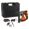 Akumuliatorinis perforatorius SDS+, 18V, 2x2,5Ah, Black &amp; Decker [BCD900E2K-QW]