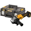 Akumuliatorinis kampinis šlifuoklis DeWalt DCG408NT-XJ; 18 V; 125 mm (Be akumuliatoriaus ir pakrovėjo)