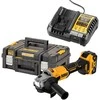 DeWALT kampinis šlifuoklis 125 mm 18 V 1 x 4 Ah TSTAK