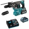 Akumuliatorinė smūginė gręžimo mašina su SDS+ kalteliu, 40V max XGT, Makita [HR009GM203] 2x4,0Ah, Li-ion, AWS, Bluetooth