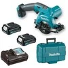 akumuliatorinė pilarka tarczowa 85mm, 12V max (10,8V) Makita [HS301DWAE] 2x2,0Ah, Li-Ion, CXT