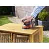 Black &amp; Decker Juodas &amp; Decker Ekscentrinis šlifuoklis Juodas &amp; Decker BDCROS18-QW; 18 V; 1,5 Ah akum.+ pakrovėjas