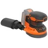 Black &amp; Decker Juodas &amp; Decker Ekscentrinis šlifuoklis Juodas &amp; Decker BDCROS18N-XJ; 18 V (be akumuliatoriaus ir pakrovėjo)