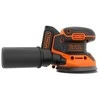 Black &amp; Decker Juodas &amp; Decker Ekscentrinis šlifuoklis Juodas &amp; Decker BDCROS18-QW; 18 V; 1,5 Ah akum.+ pakrovėjas